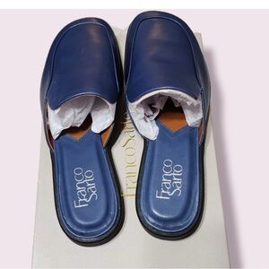 Franco Sarto Men's Navy Slip-On Loafers
